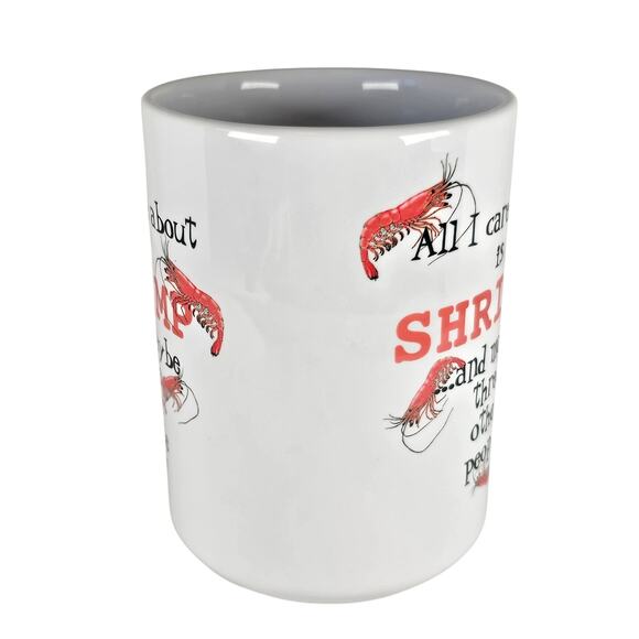 Coffee Mug All I Care About Is Shrimp Cherry Neocaridina Freshwater Shrimp Gift - Picture 13 of 14